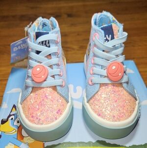 Bluey Toddler Girls' High Top Sneakers